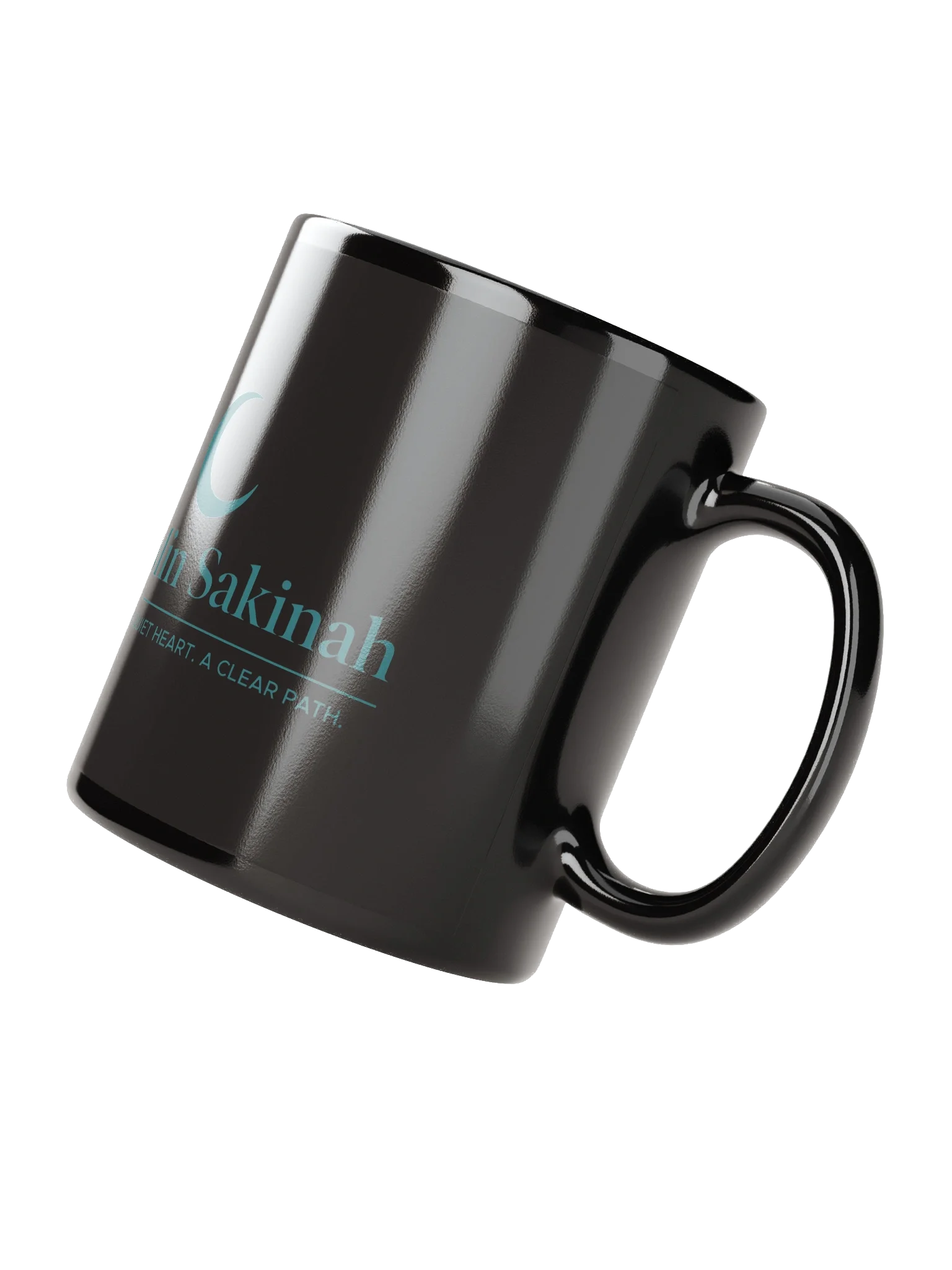 Min Sakinah Vision Mug - Dark Teal on Black product image (2)