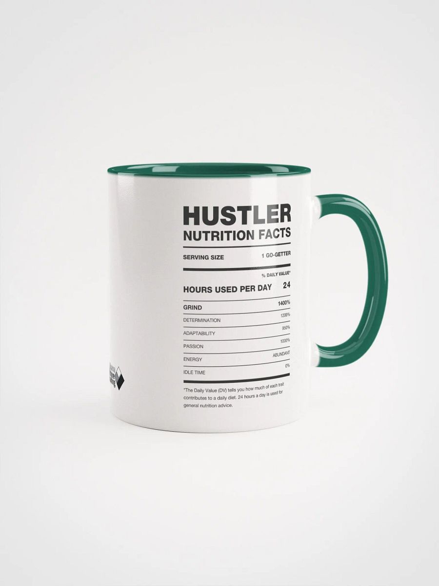 HUSTLER Nutrition Facts Ceramic Mug product image (2)