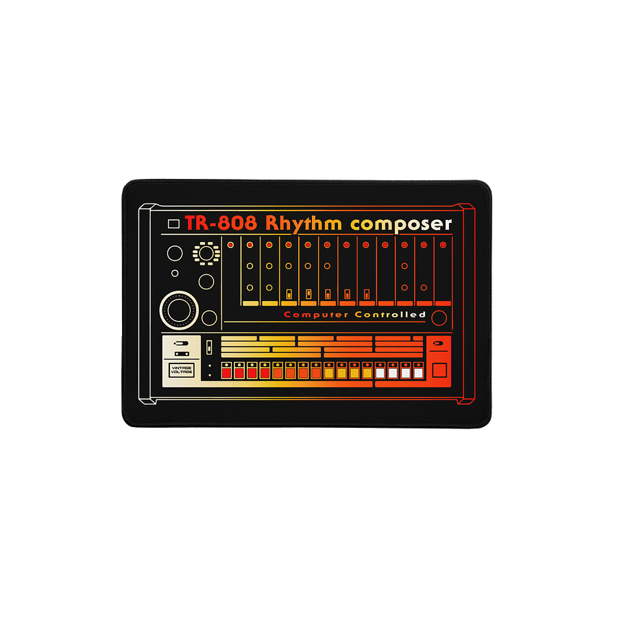 808 Desk Mat - Roland TR-808 Rhythm Composer (Vintage Drum Machine) product image (3)