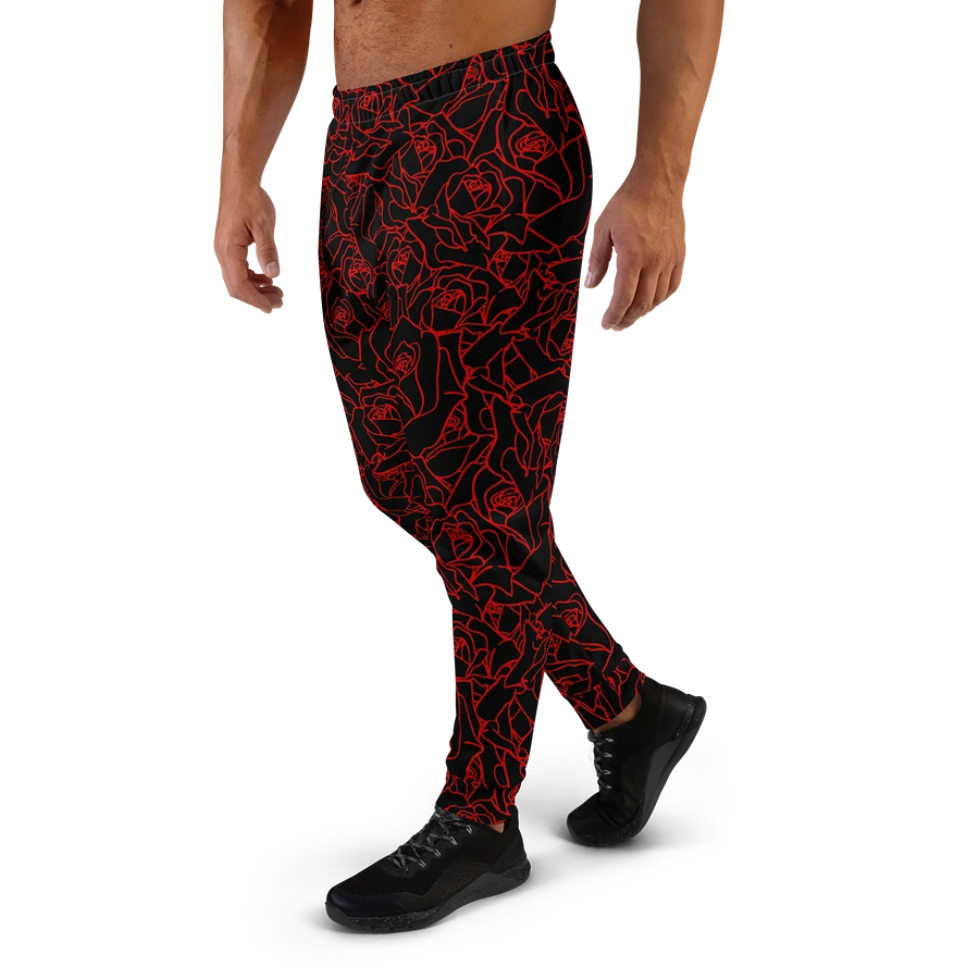 Loads of Roses · black-red joggers product image (3)