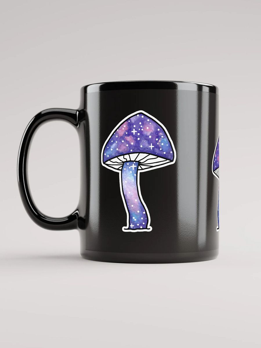 Space Mushies Mug ~ Black product image (12)