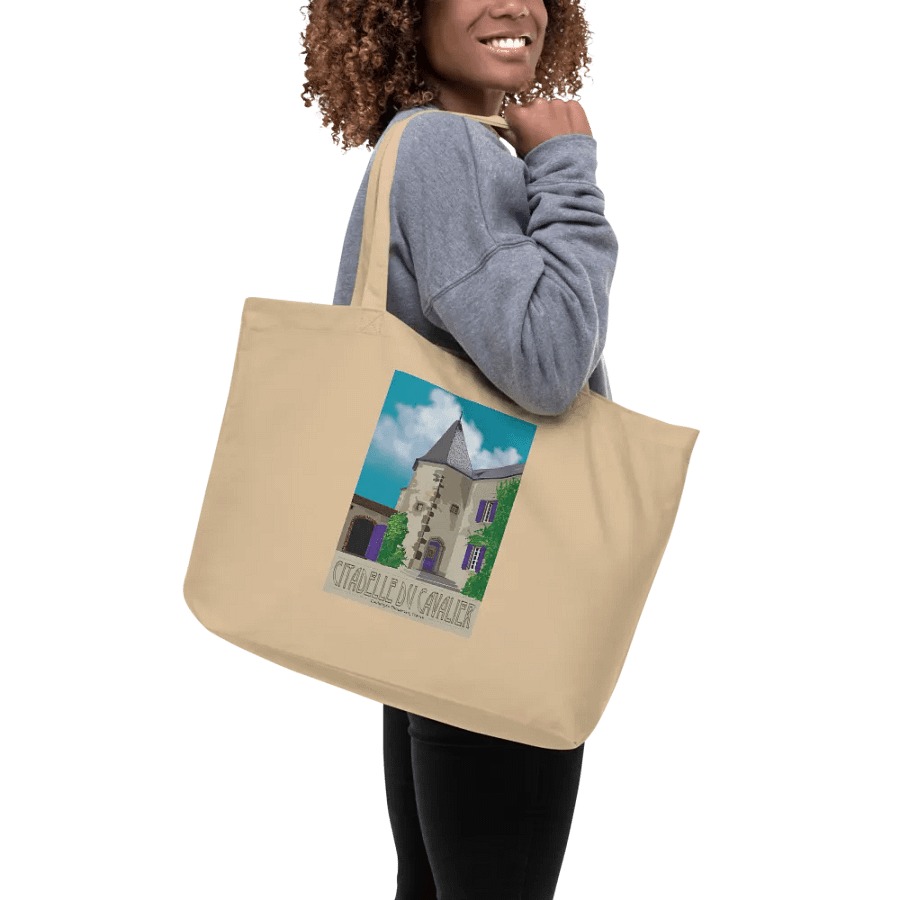 Eco Friendly Tote Bag with Château illustration product image (9)