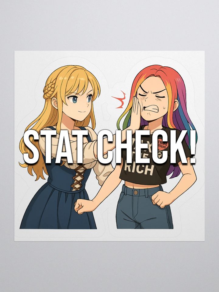STAT CHECK Sticker product image (1)