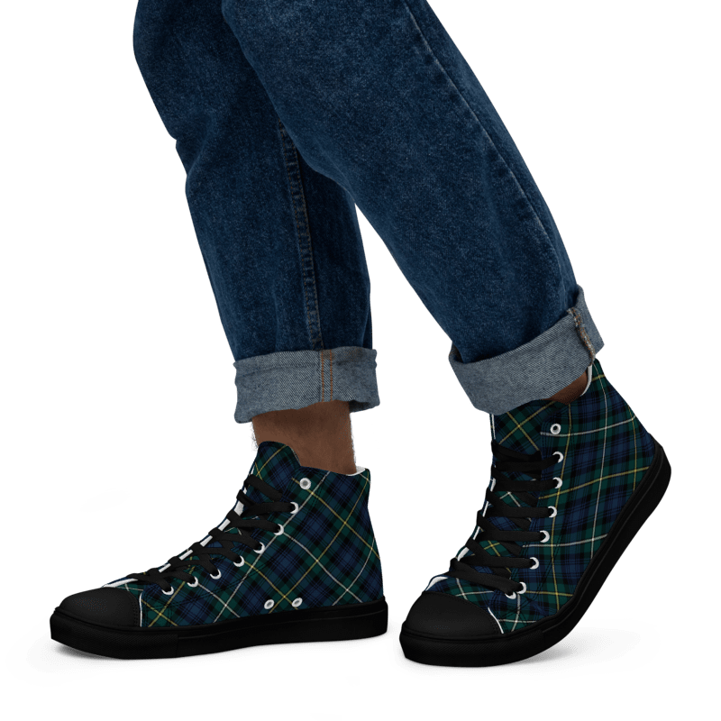 Campbell Tartan Men's High Top Shoes product image (5)