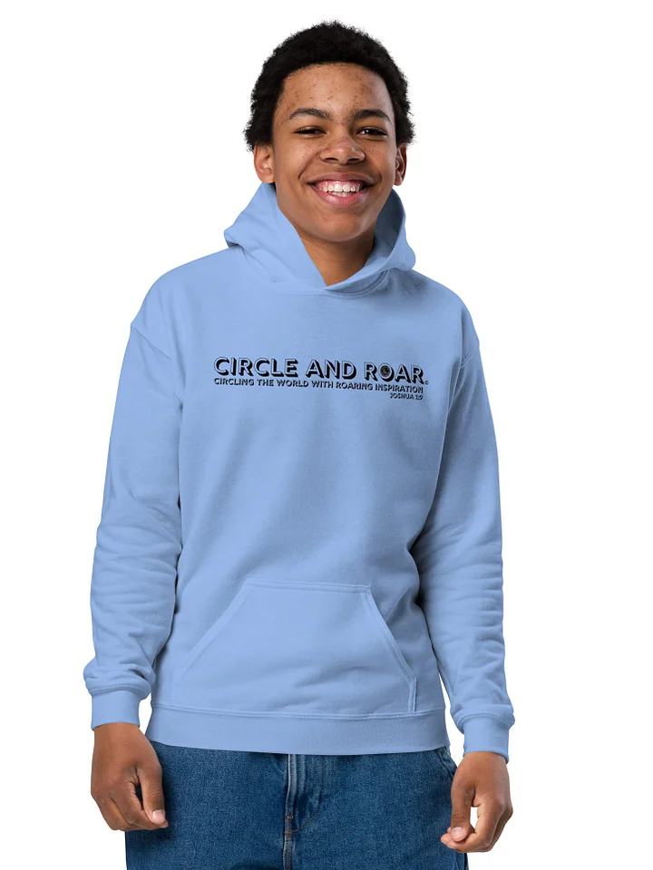 Circle and Roar Youth Hoodie Joshua 1:9 product image (1)