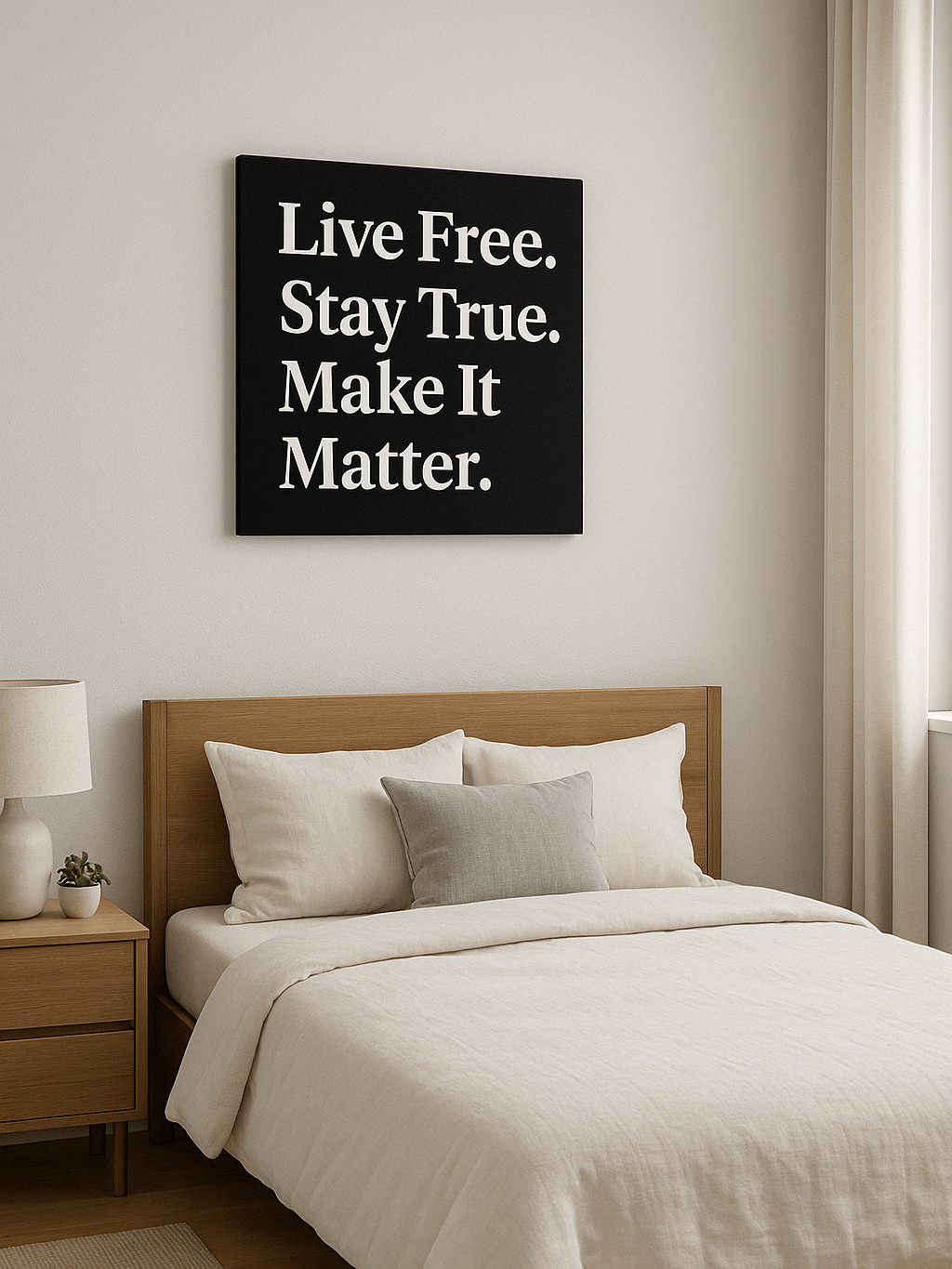 Live Free Canvas – Stay True. Make It Matter product image (3)