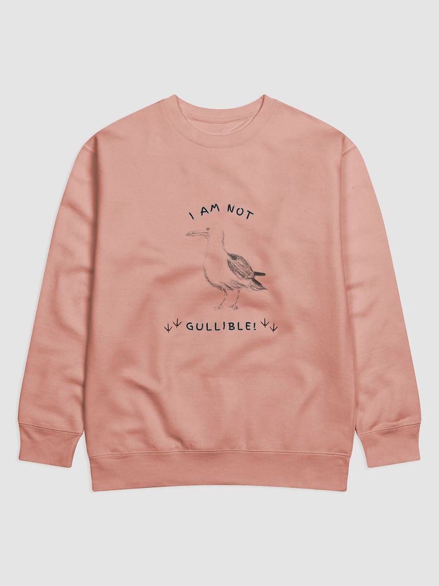 I am not Gullible! Premium Cotton Sweatshirt product image (2)