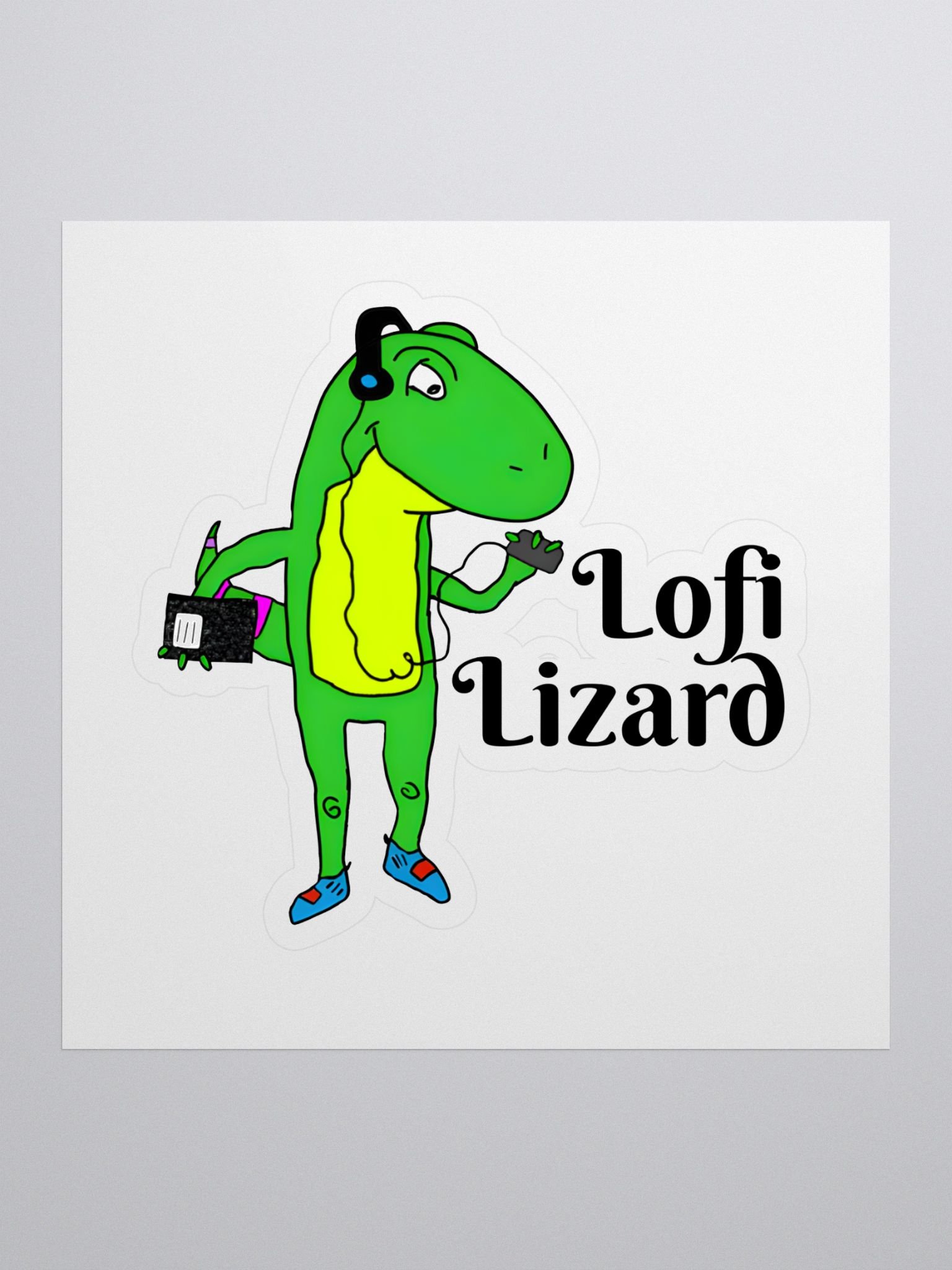 Lofi Lizard sticker product image (1)