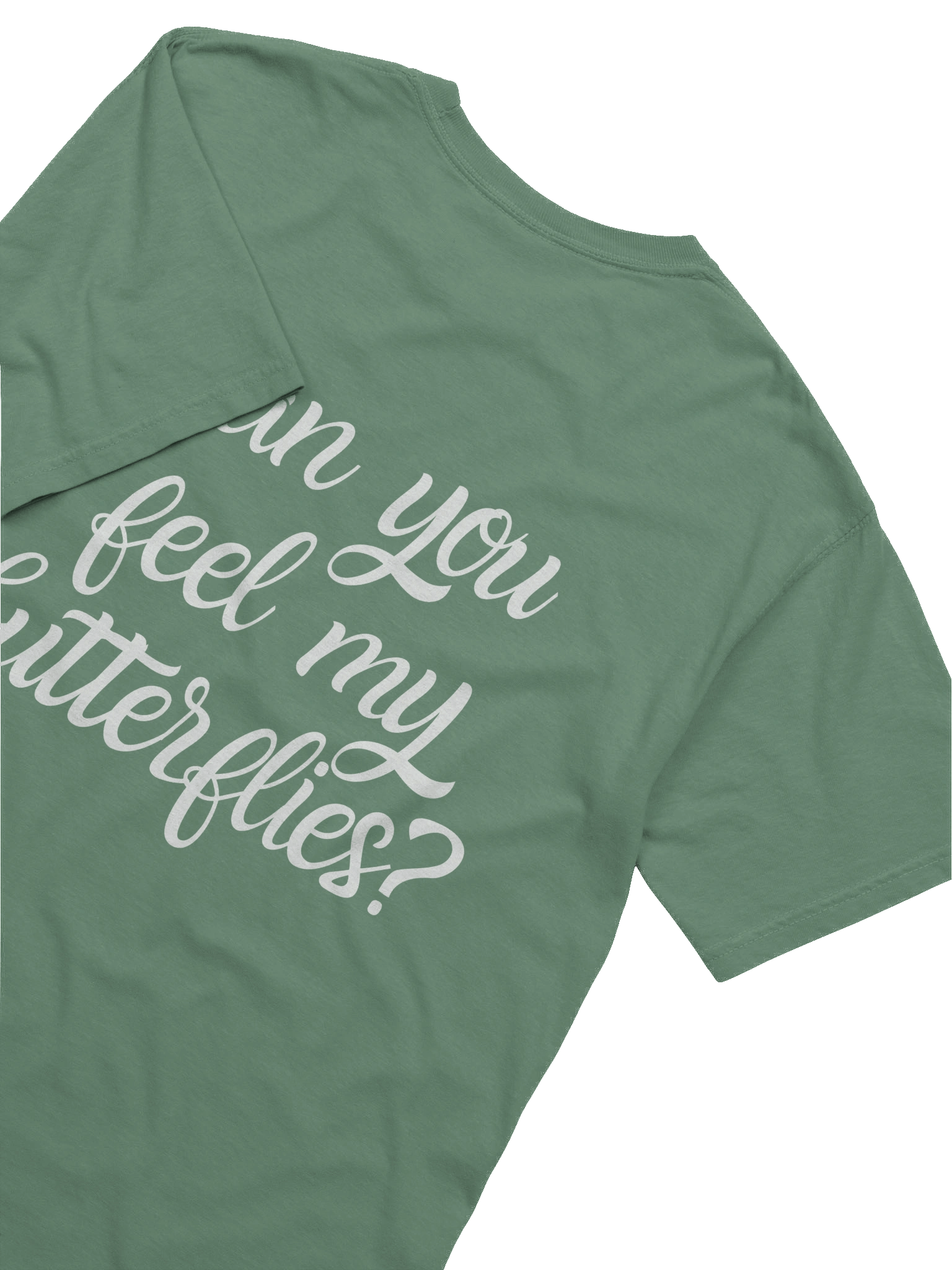 "butterflies" Heavyweight Tee - Green product image (6)