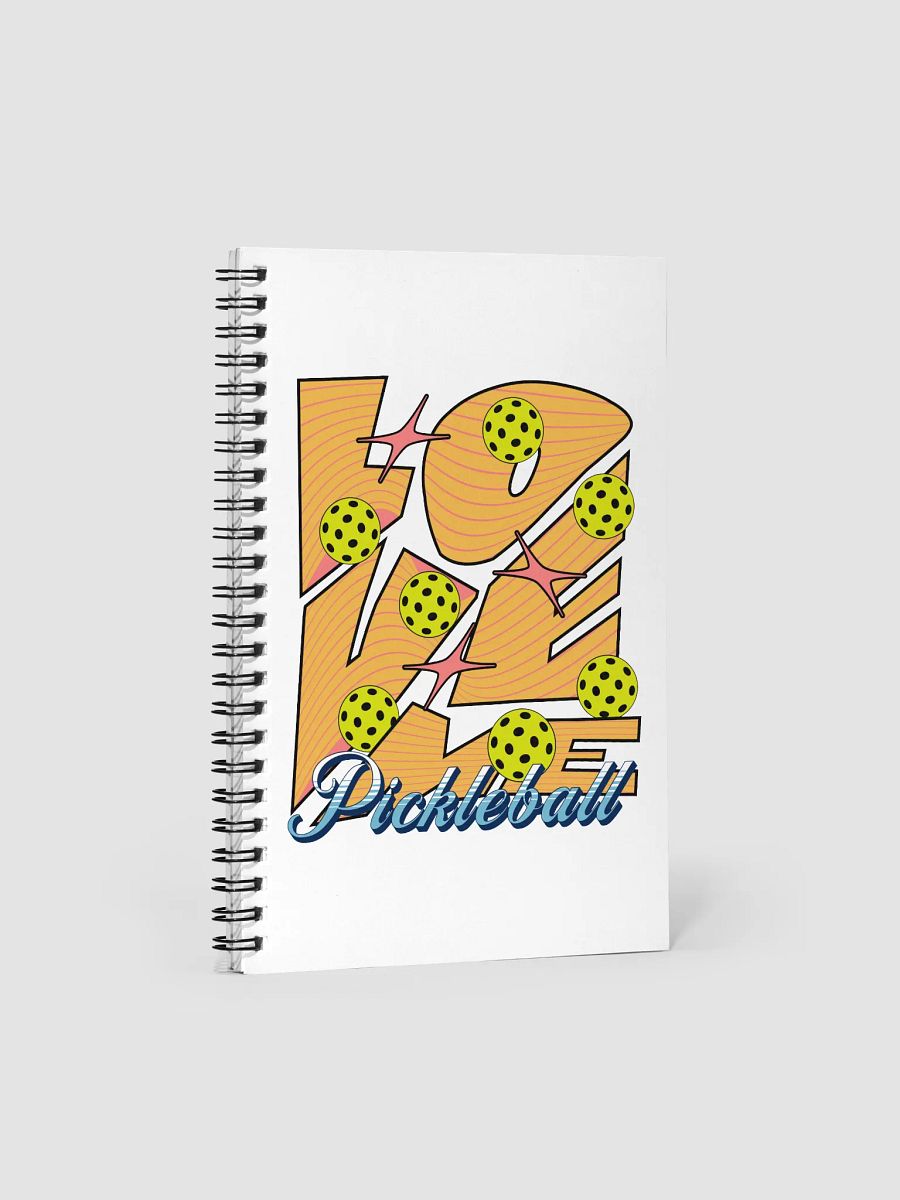 Love Me Pickleball Spiral Notebook product image (2)
