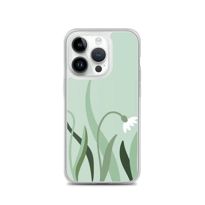 Minimalist White Flower iPhone® Case product image (3)