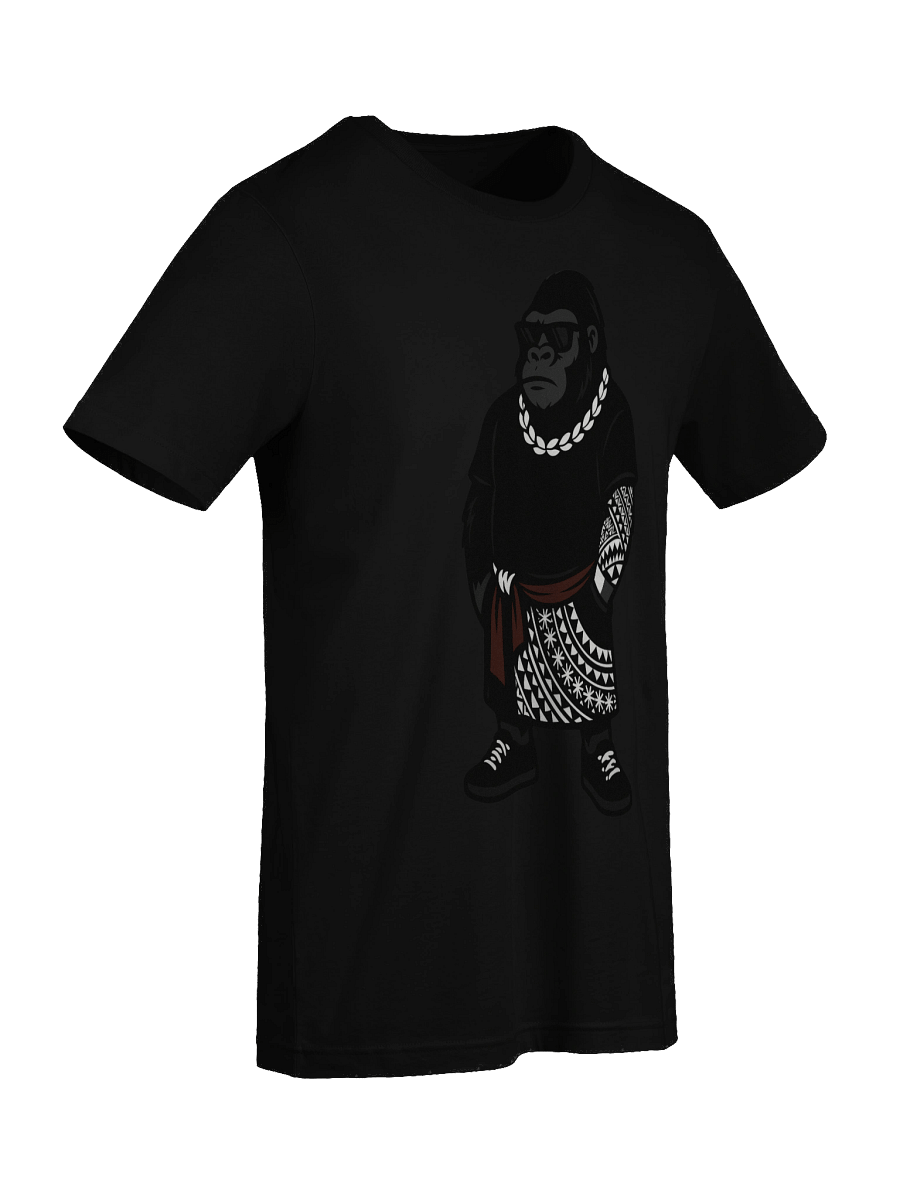 Samoan Gorilla T-Shirt – Urban Tribal Lava Lava Streetwear Design | Polynesian Island Culture Tee by ASP Apparel product image (9)