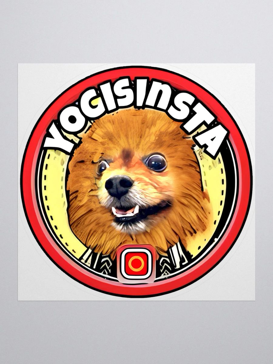 Yogisinsta Logo Sticker product image (1)