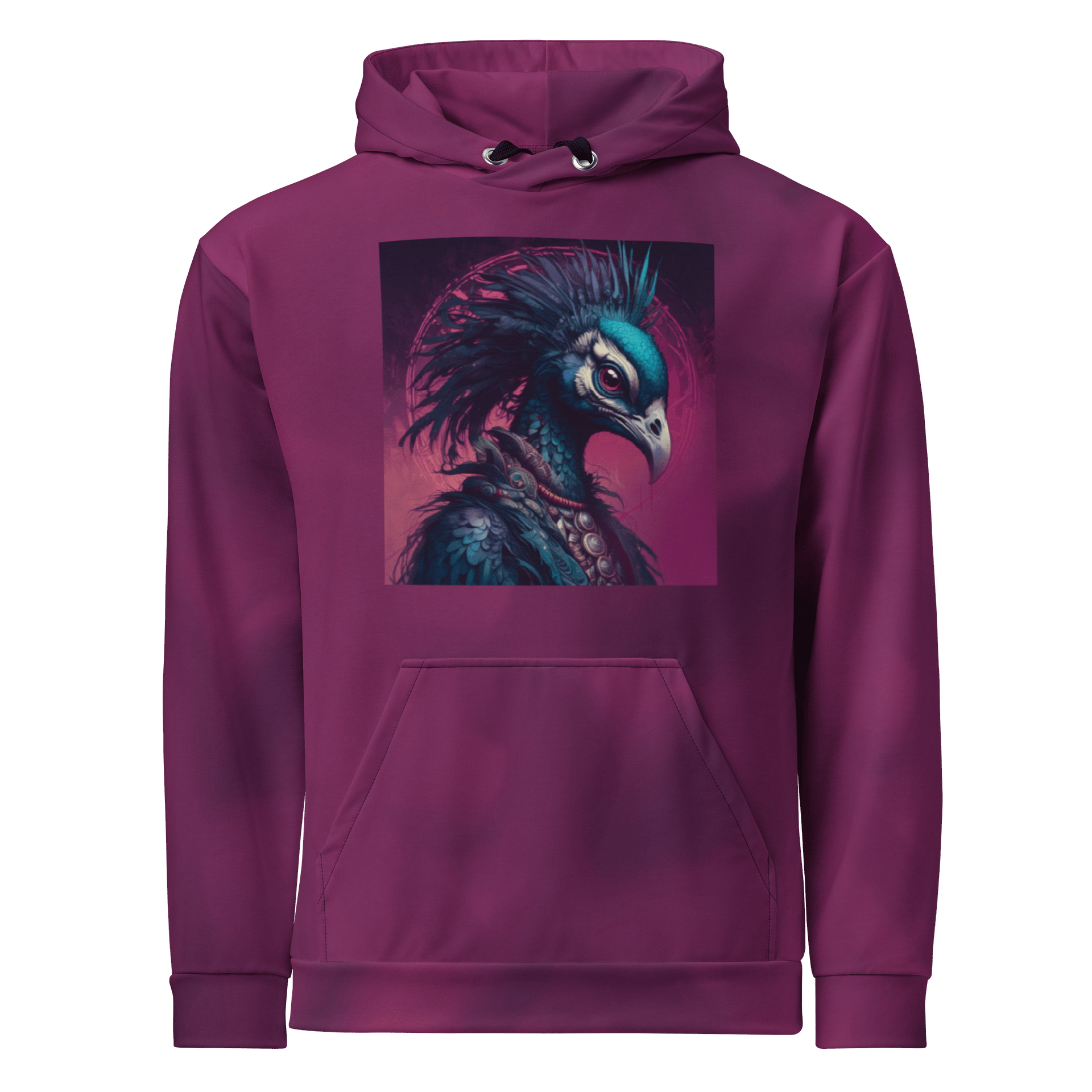 Emo Goth Peacock Unisex Hoodie product image (1)