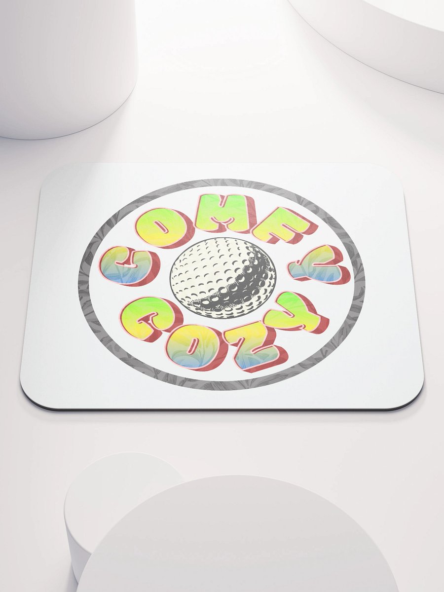 Comfy Cozy Golf Ball Mouse Pad product image (1)