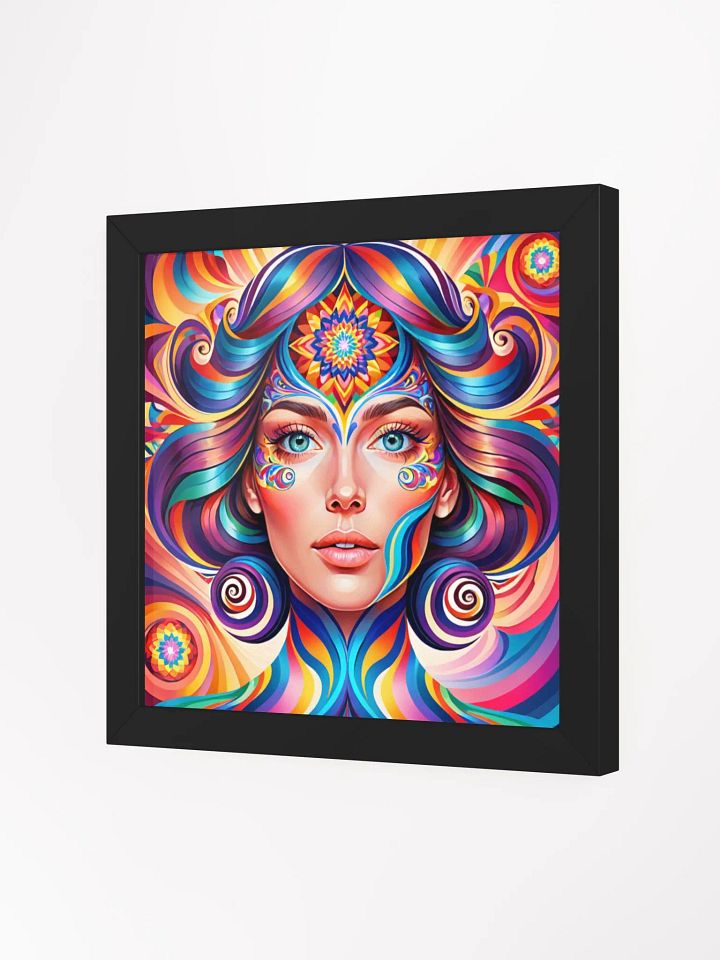 Vivid Muse - Framed Pop Art Portrait Print product image (30)
