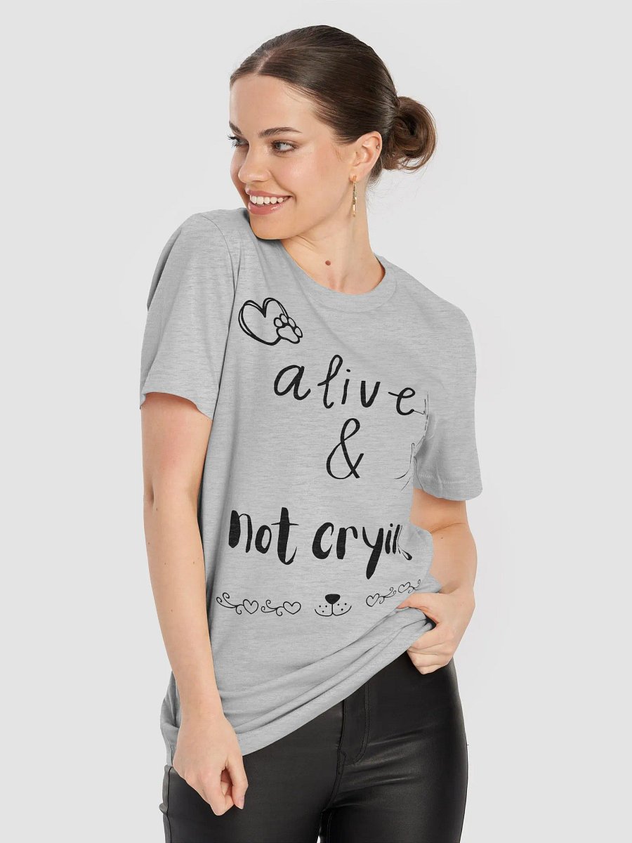 Alive & Not Crying Tee (Black) product image (83)