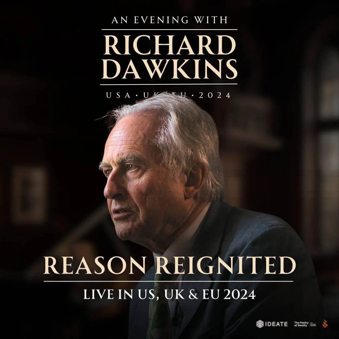 Join me for my upcoming tour and book launch. Sign up for the pre-release; link in bio. #reasonreignited #richarddawkinstour