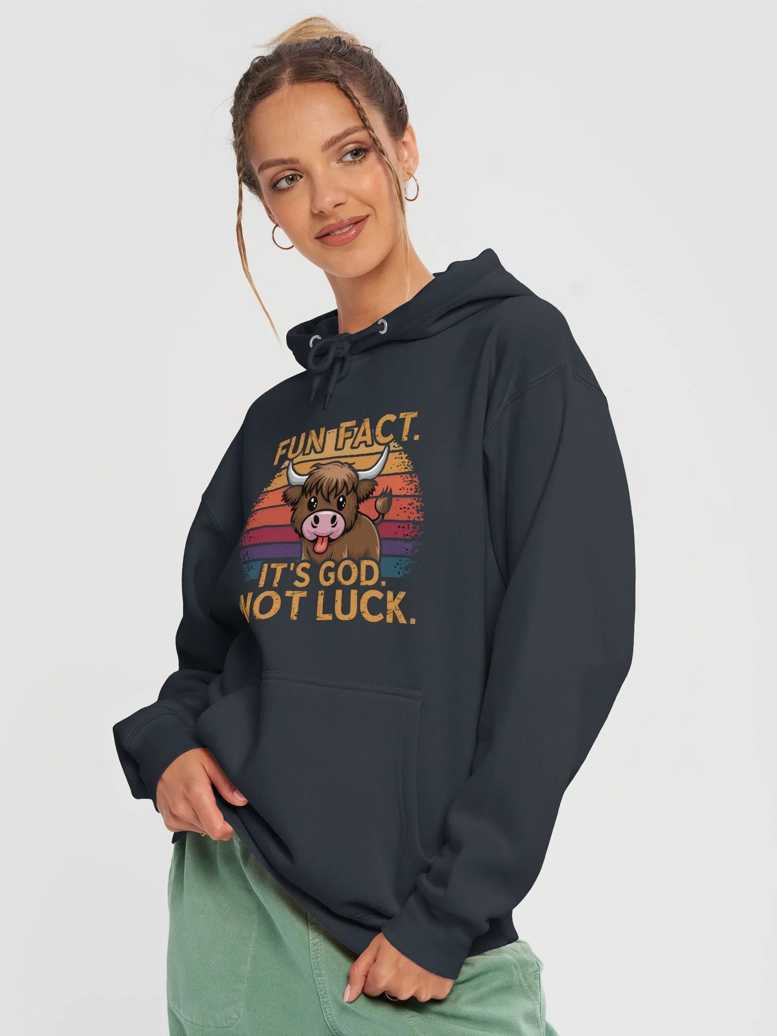It is God. Not luck Wisdom Hoodie product image (1)