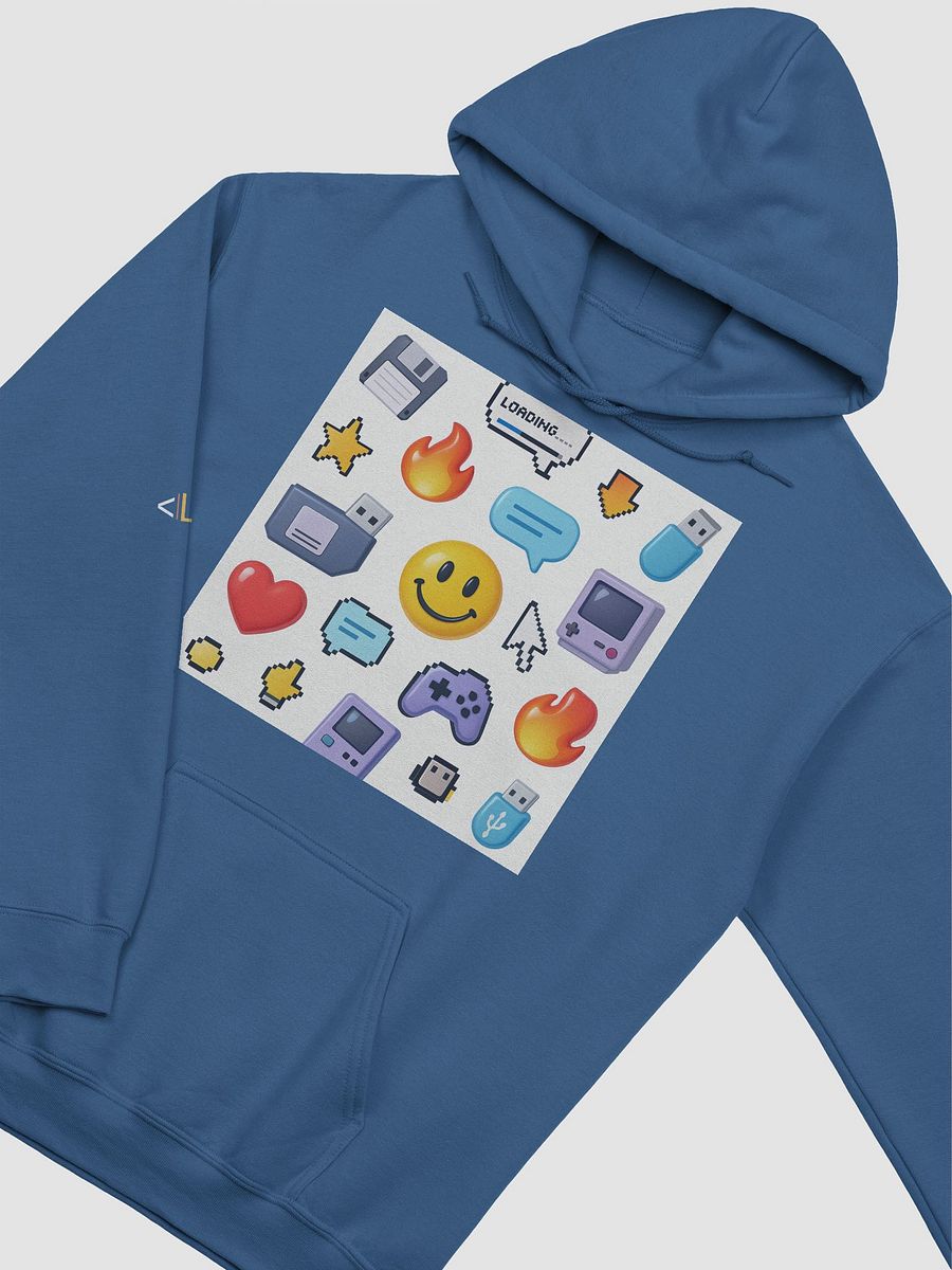 Limitless 90s Glitch Hoodie | Retro Hacker Sweatshirt – Floppy Disk & Tech Vibes product image (2)