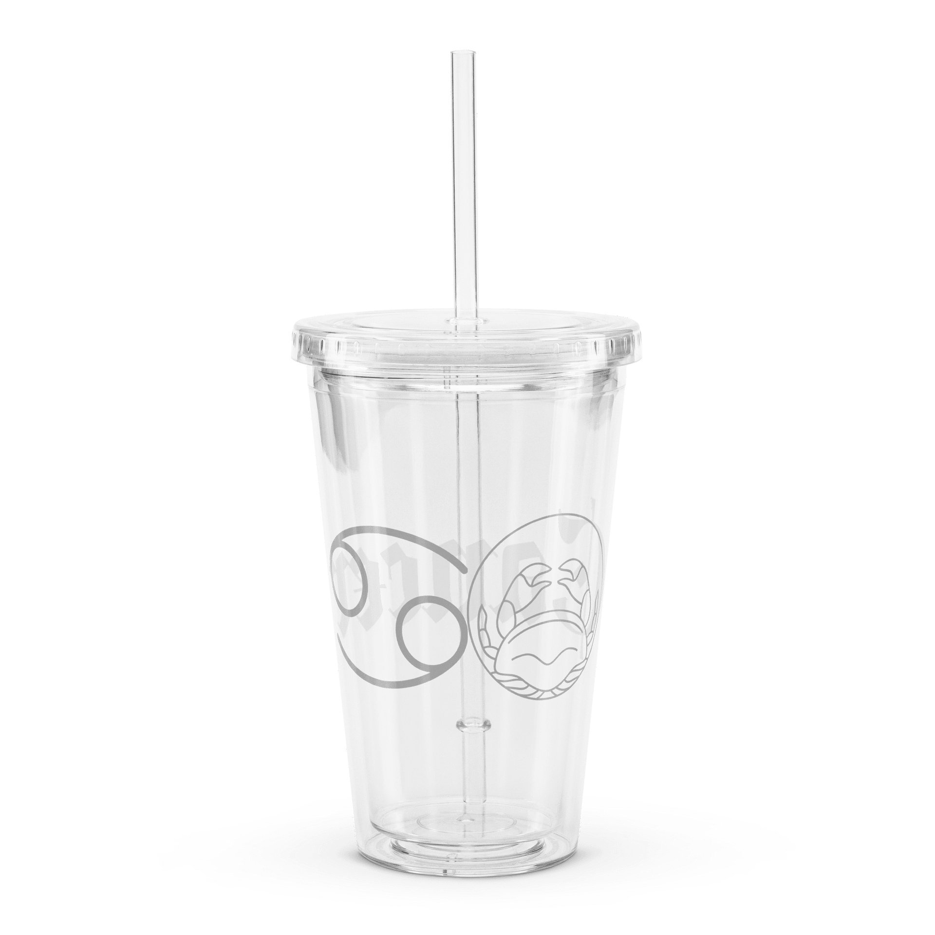 Zodiac Cancer Clear Tumbler product image (2)