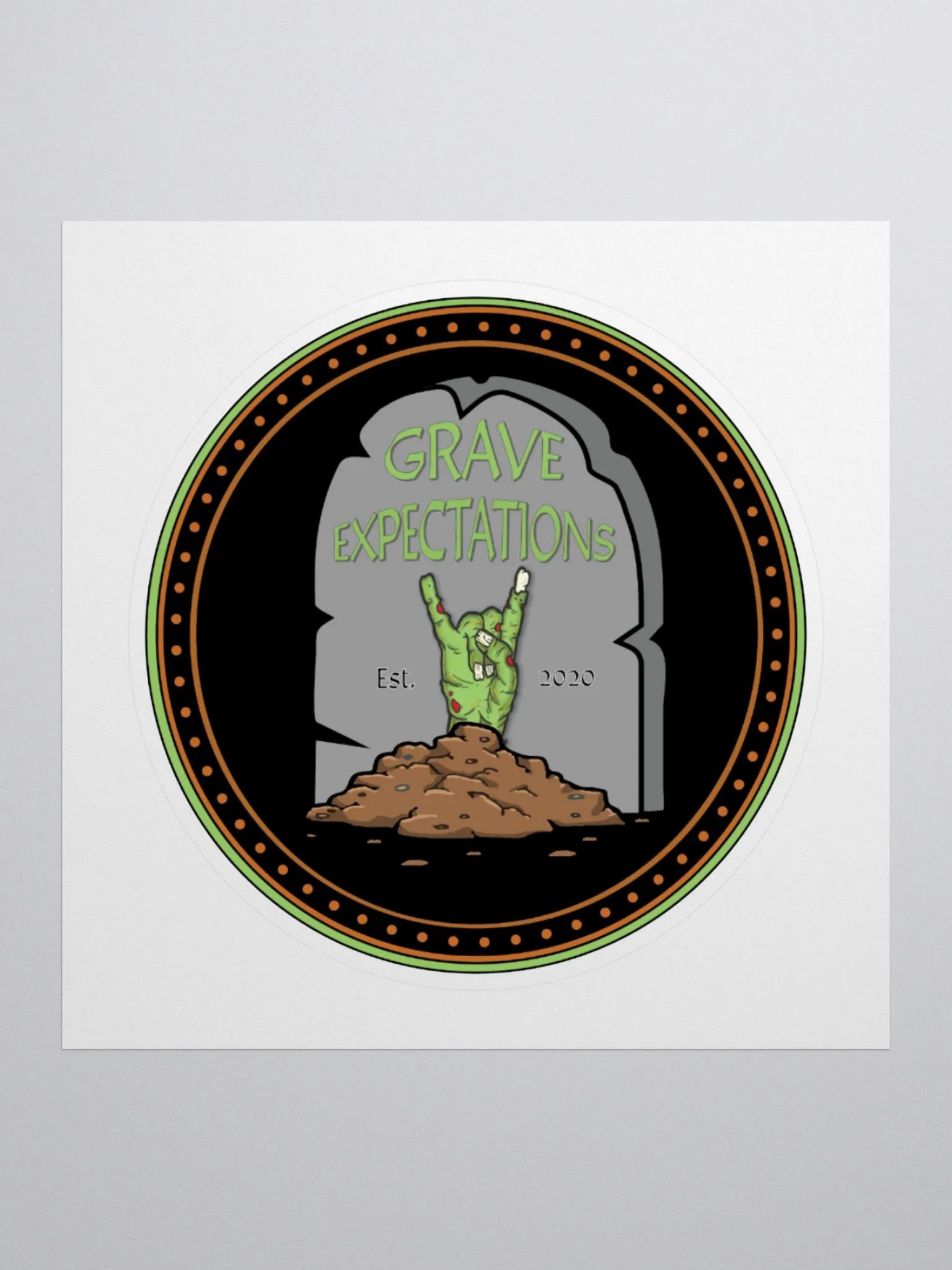Grave Expectations - Logo Decal product image (1)