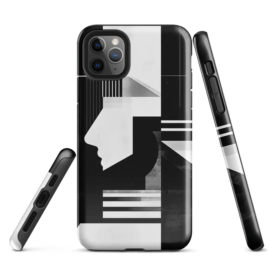 Abstract Persona 005 (Black) (Iphone Tough Case) product image (1)