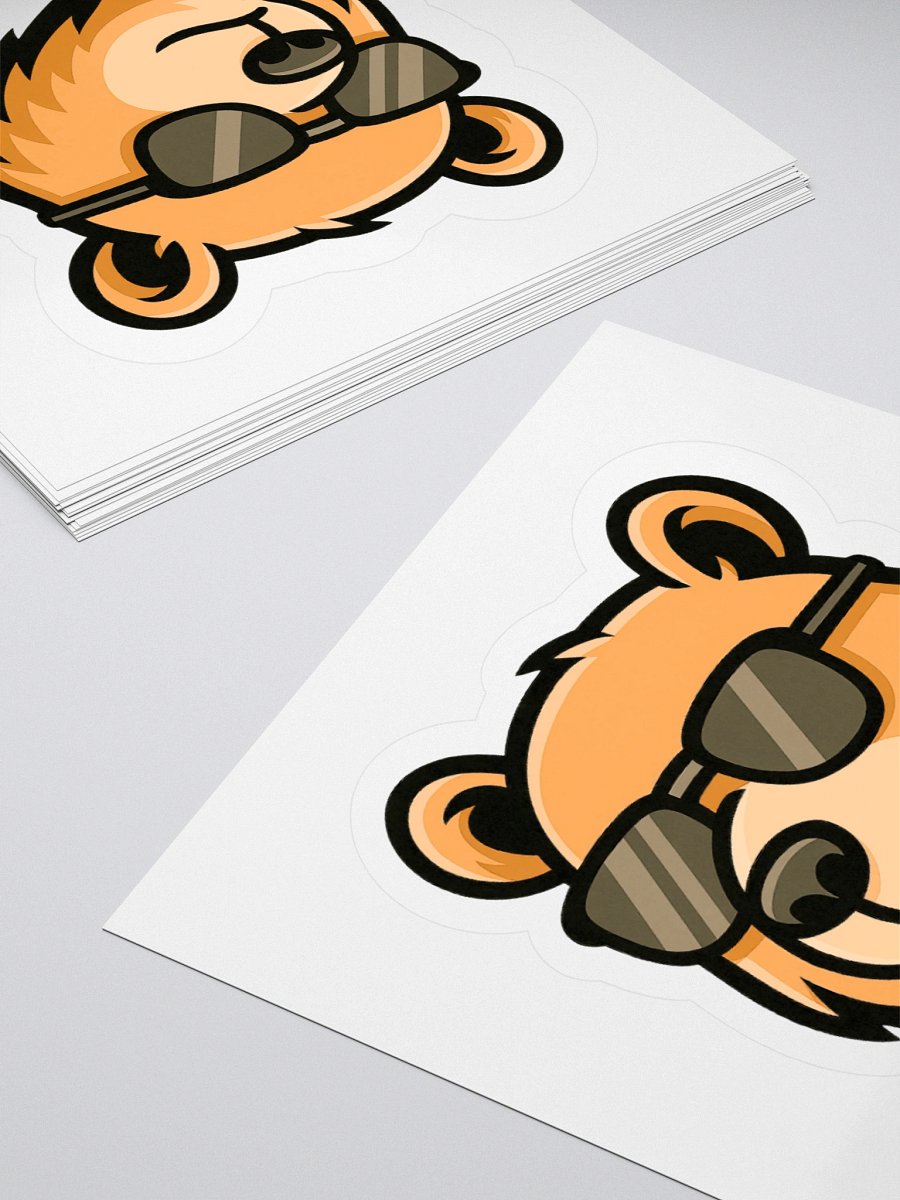 Lazy Chill Bear Sticker product image (3)