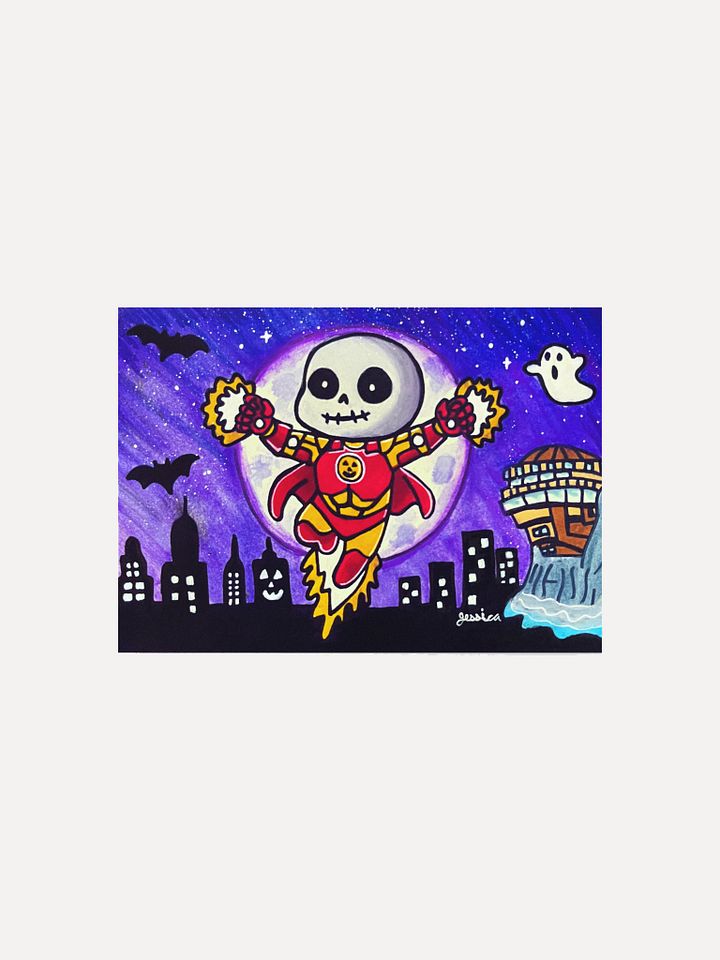 Steel Superhero Art Print product image (1)