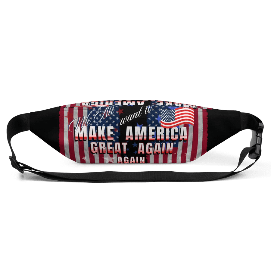 Patriotic All-Over Print Fanny Pack for Trum dads friends moms product image (2)