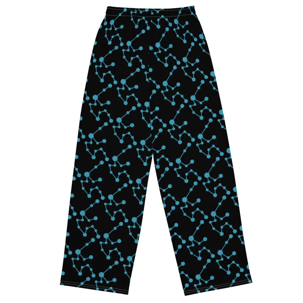 Interconnected Blue Aquarius Unisex Pants product image (2)