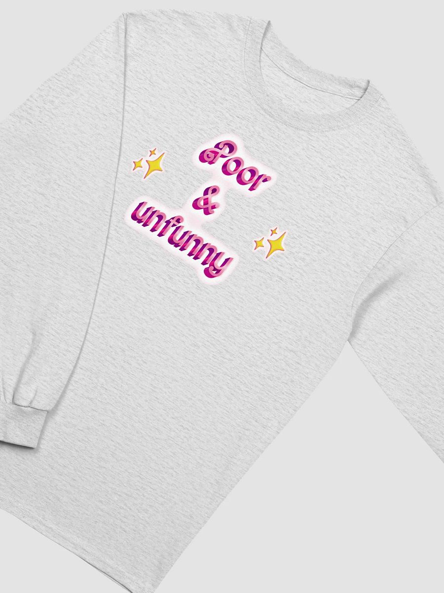 poor & unfunny Pastel Unisex Long Sleeve product image (3)