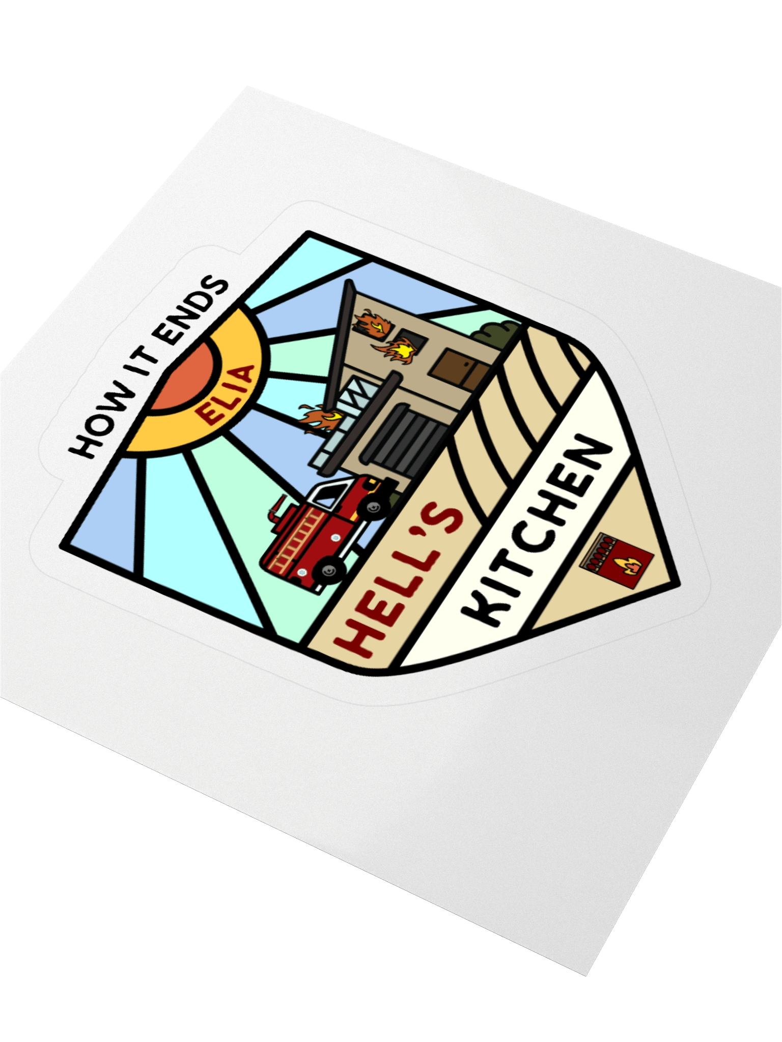 HELL'S KITCHEN, Elia Sticker product image (3)