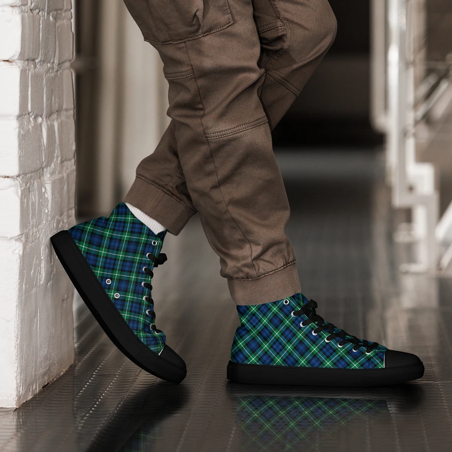 Lamont Tartan Men's High Top Shoes product image (16)