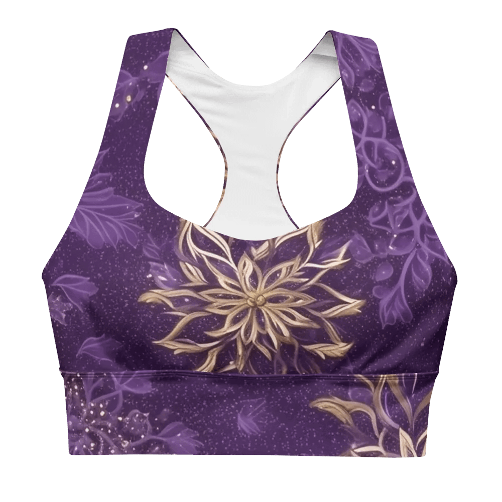 Purple Glam Sports Bra product image (2)