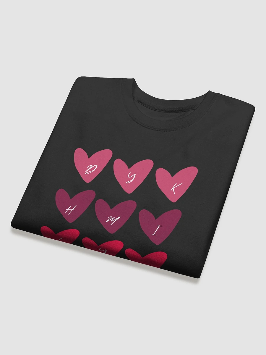 VDAY DYKHMILY HEARTS SWEATSHIRT product image (3)