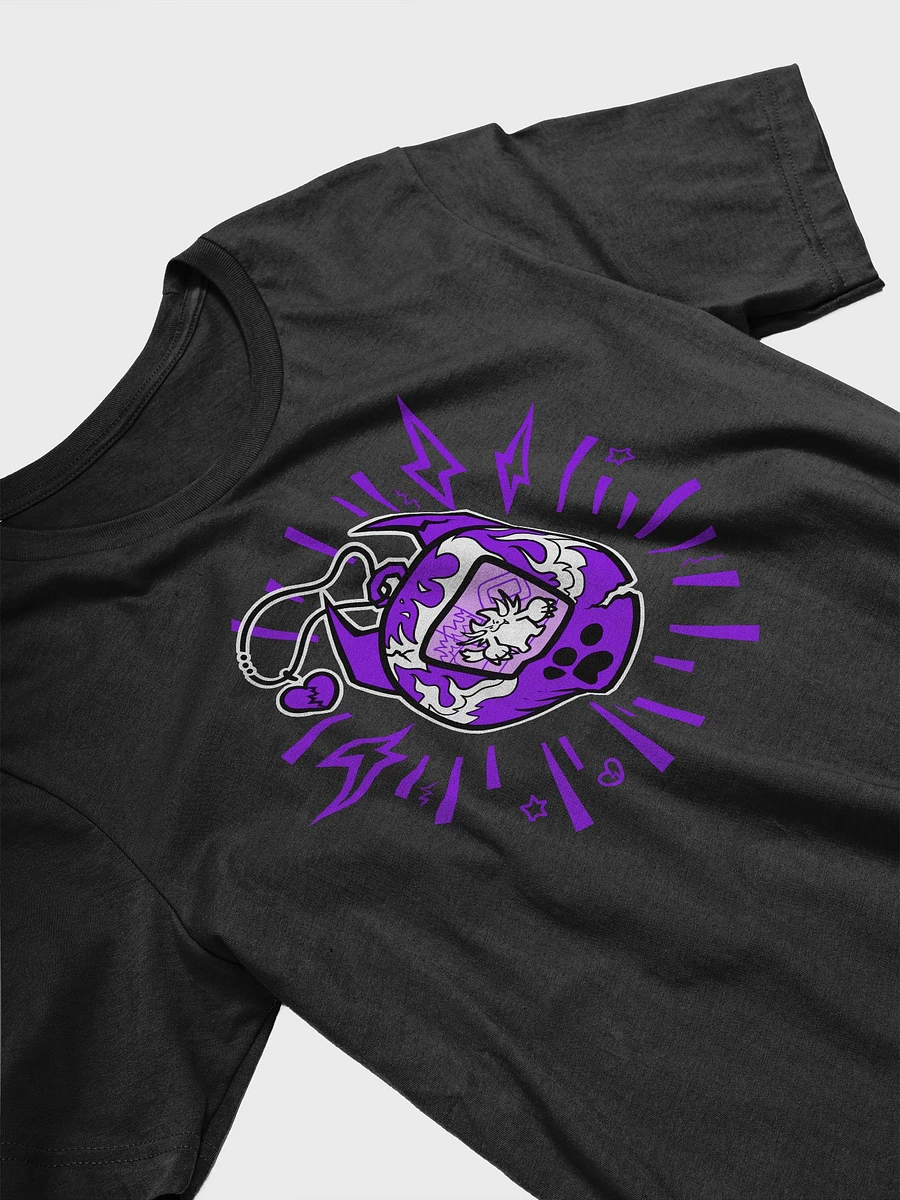 Heartbreaker Virtual Meow // T-Shirt - Purple - Dark Mode product image (3)