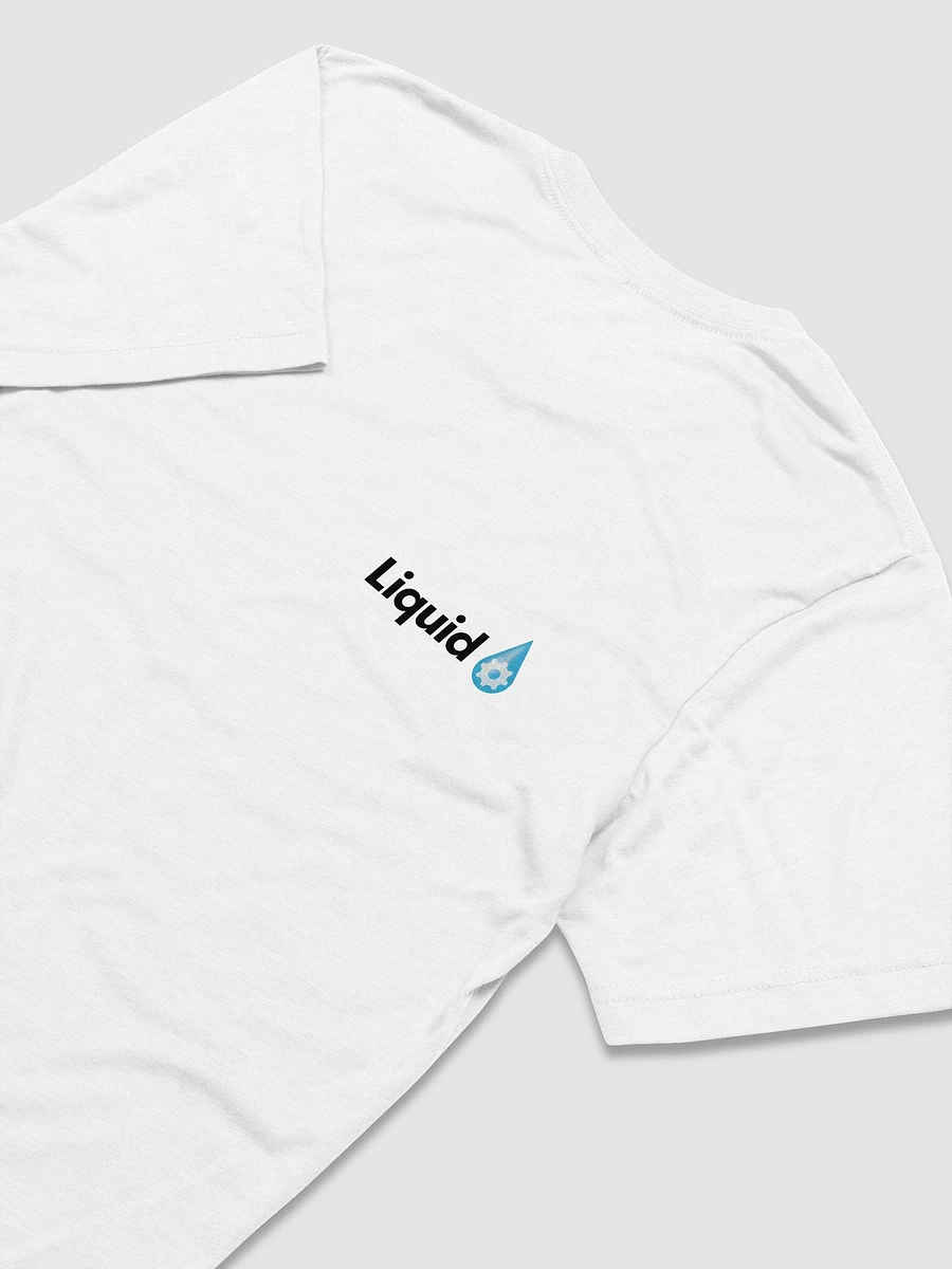 Liquid, White Classic Short Sleeve T-shirt product image (4)