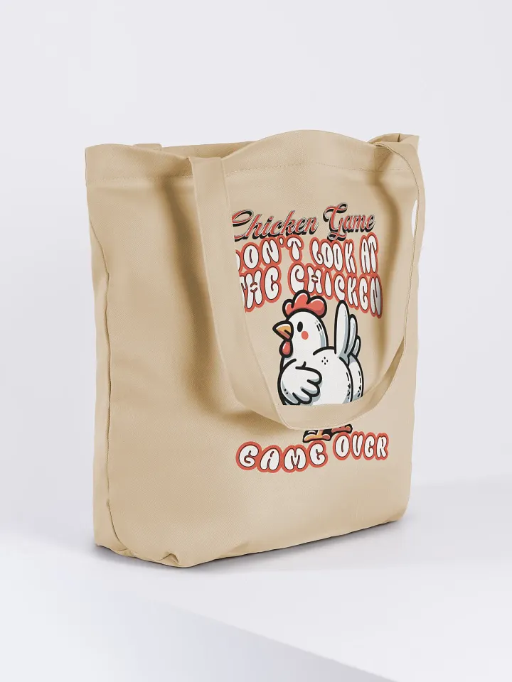 Chicken Game Dont Look At The Chicken Game Over Eco-Friendly Tote Bag product image (4)
