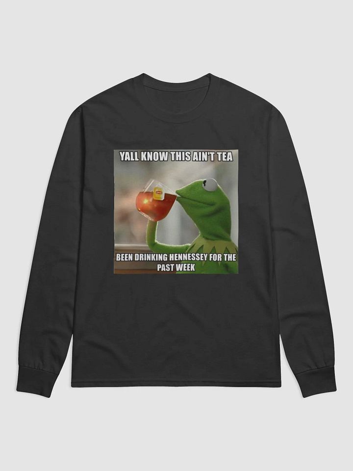 Kermit the Frog Drinking Tea Hennessey T-Shirt product image (1)