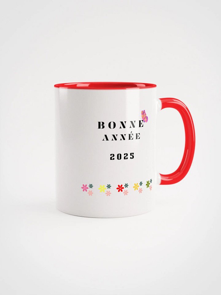 Butterfly Happy New Year 2025 - Bonne Annee 2025 Mug product image (2)