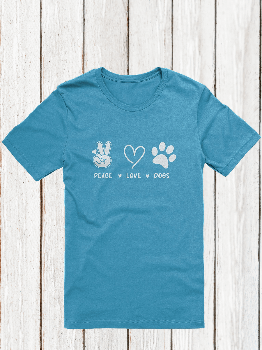 Peace, Love, Dog super soft T-shirt product image (2)