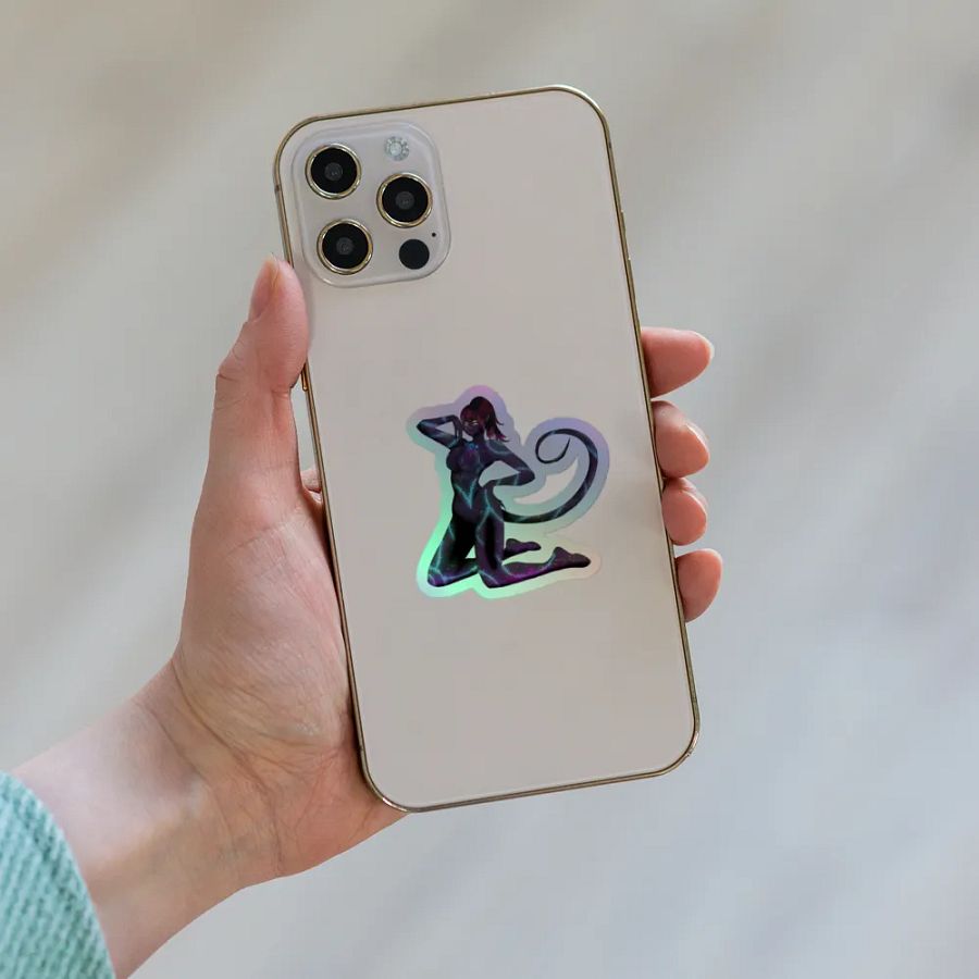 Dark chaos Holographic Sticker product image (8)