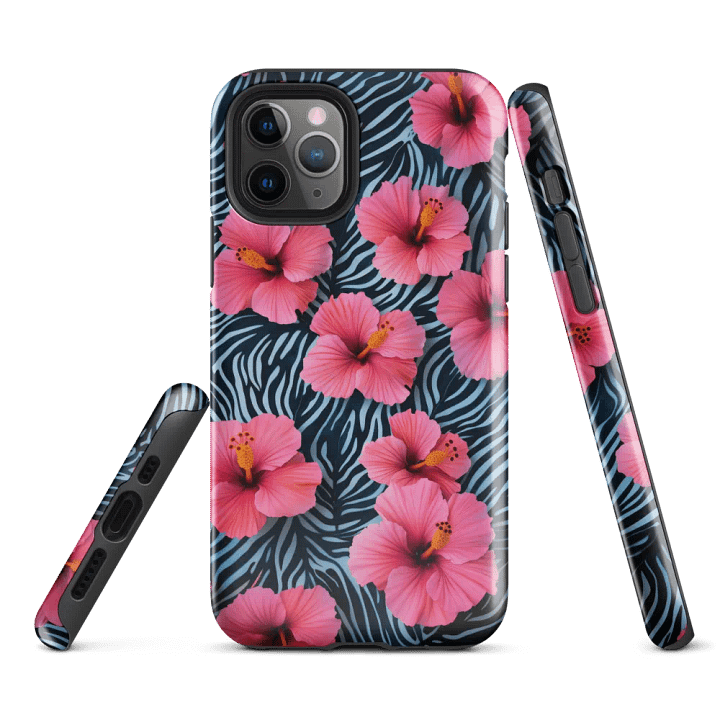 Red Hibiscus Tropical - Tough Phone Case product image (1)