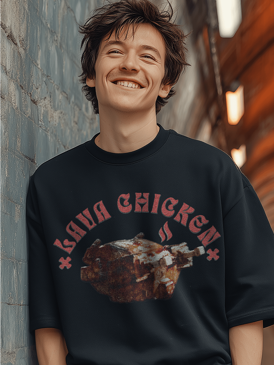 Steve Lava Chicken Shirt Funny Minecraft Tee product image (7)