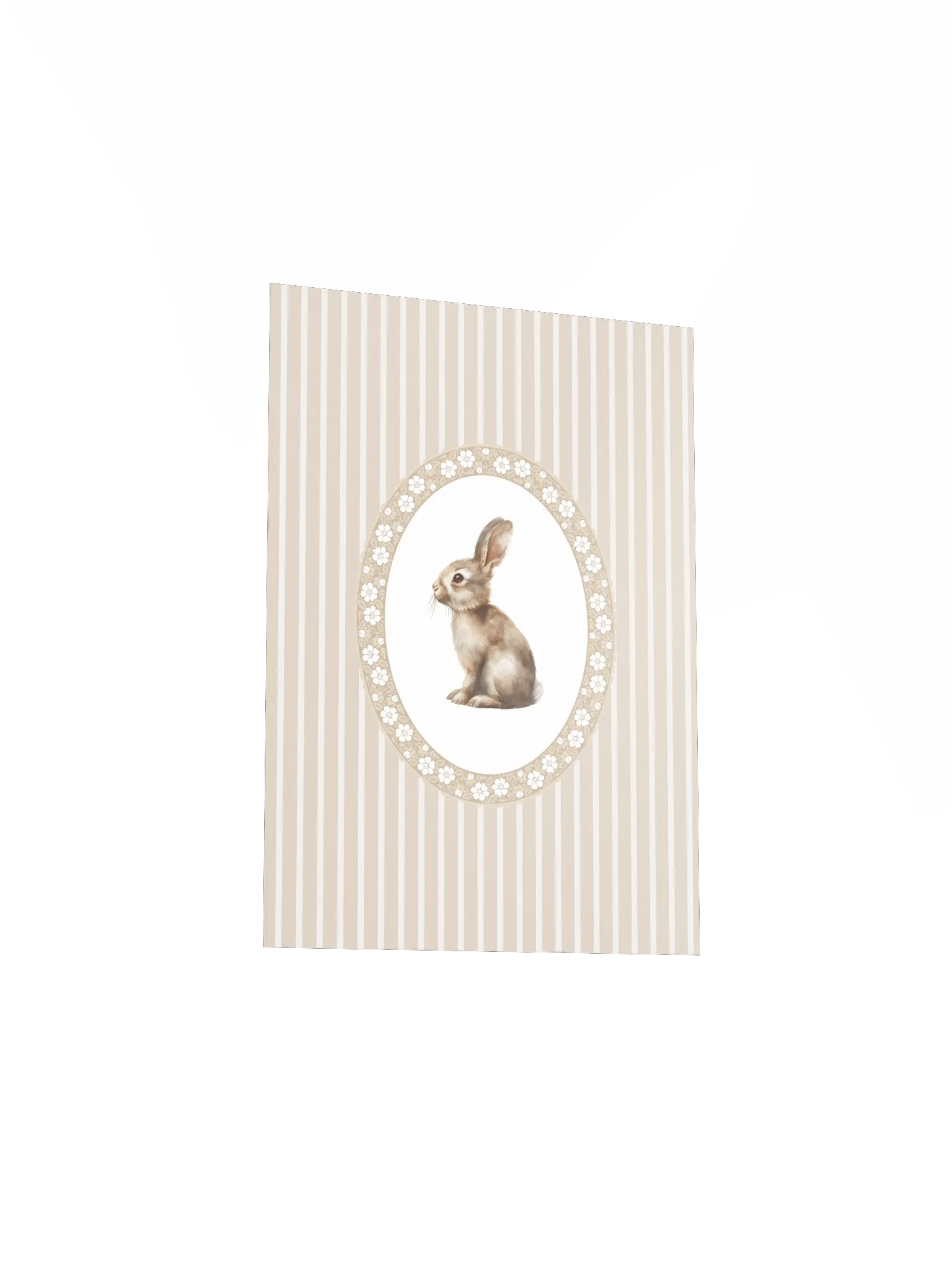 Classic Boho Bunny Floral Nursery Print product image (4)