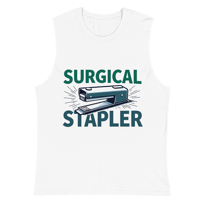 Surgical Stapler Illustrated Muscle Tank product image (2)