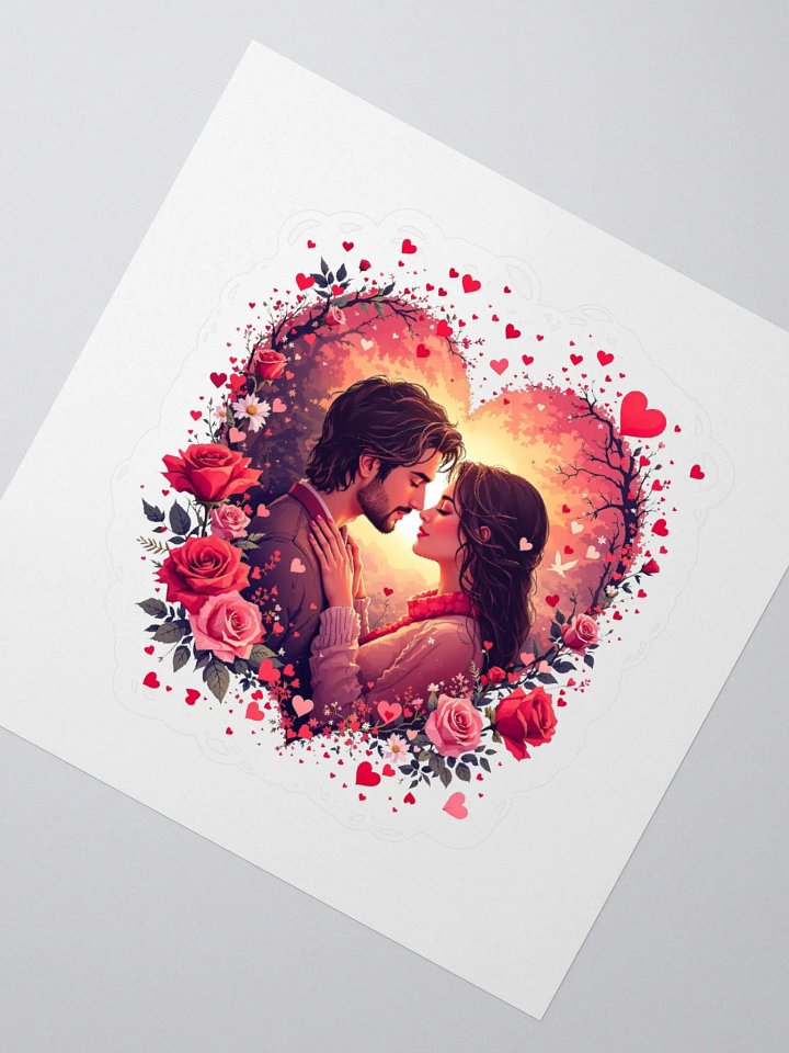 Romantic Rose Kiss Stickers product image (5)
