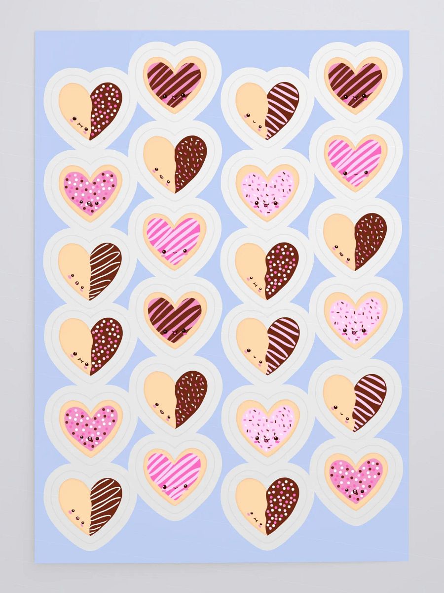 Love Struck Cookie Sticker Sheet product image (4)
