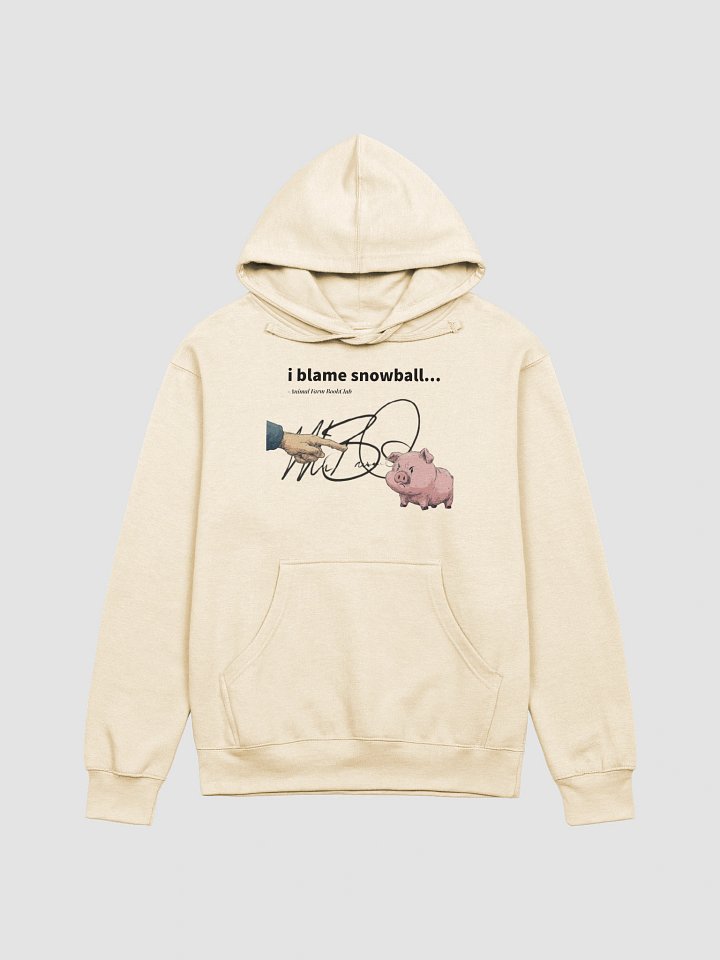 MrBiscuitSpeaks I Blame Snowball Hoodie product image (1)